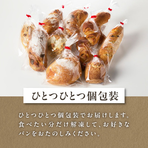 【全3回定期便】選べる回数！自家培養酵母で焼くハード系パン9種＋スコーン1種セット！065-04-T02