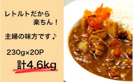 1794R_肉屋のまかない豊後牛カレー4.6kg（230g×20P）