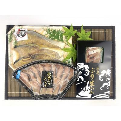 ふるさと納税 氷見市 【日本海氷見の幸　鰤3種】氷見産ぶり「西京漬け」「たたき」「生ハム」氷見鰤3種味わいセット!
