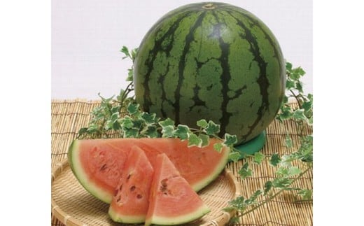 103001 山中農園のスイカ １玉【先行受付】 種が少ない 選べる １玉 ２玉  フルーツ 産地直送 完熟 糖度 リピーター率高い 甘い 大玉 西瓜 すいか/高知県 奈半利町