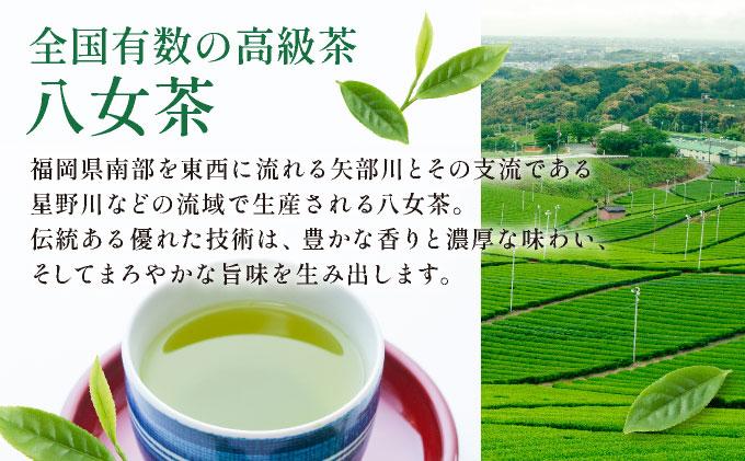 豊かな香りとまろやかな旨味 八女茶(煎茶) 600gセット（100g×6袋）|国産 緑茶 玉露 日本茶 お茶 茶葉 高級茶 家庭用 送料無料 那珂川市 福岡県