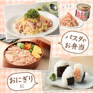 知床産　鮭ほぐし　60g×12本(計720g)【ハッピーフーズ】