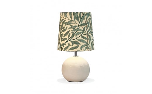 
            【mimi lamp】ミミランプ（白） - ウィリアムモリス ウイローボウ（日本製）テーブルスタンド・照明
          