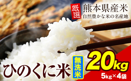 無洗米 ひのくに米 20kg｜無洗米無洗米無洗米