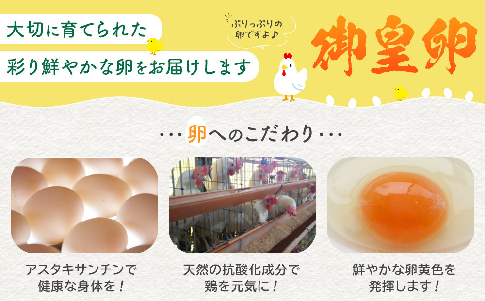 おおえだファーム アスタキサンチン卵（白卵）Lサイズ 30個入り