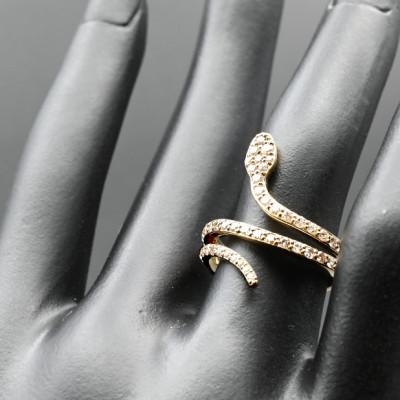 ふるさと納税 笛吹市 K18　スネークラインダイヤリング　0.7CT R3948DI-Y #11 |  | 03