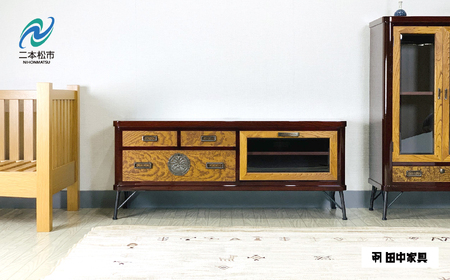 欅ModernStyle ローボード120 《創業明治2年 田中家具 謹製》【田中家具】