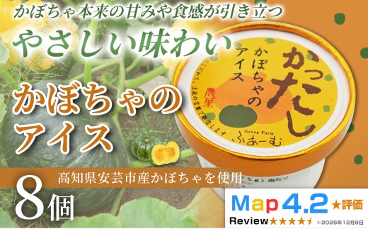 かぼちゃのアイス 100ml × 8個 アイスクリーム 人気  おやつ お菓子 アイスクリーム ファミリー おすすめ ご当地アイス アイス 高知県 かぼちゃ フレーバー スイーツ デザート ヘルシー 牛乳 ミルク 濃厚 手作り 話題 ユニーク 変わり種 ホームパーティー おもてなし 詰め合わせ 贈り物 贈答 ギフト プレゼント リピート ジェラート 安芸市 高知県