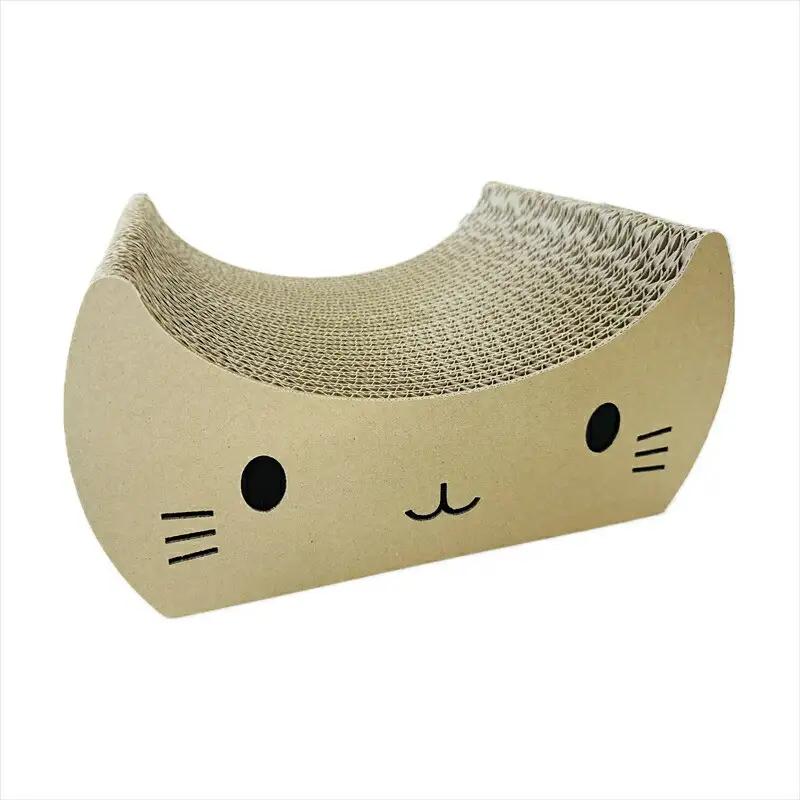 ねこの爪とぎ　みみCT＋かおCT セット　カラー；クラフト【 ペット用品 爪とぎ 神奈川県 小田原市  ペット ペット】