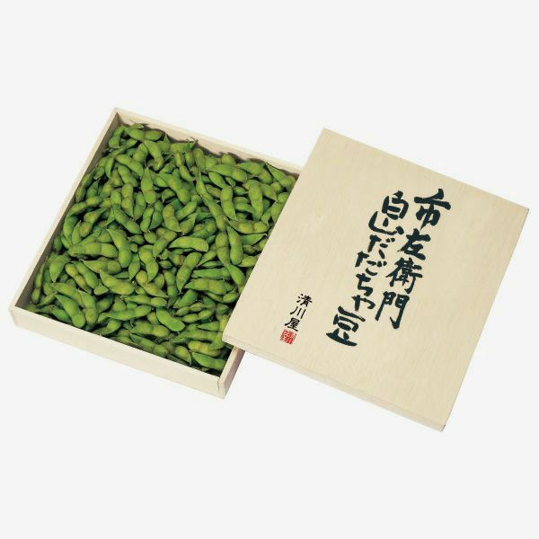 【令和7年先行予約】市左衛門 白山だだちゃ豆（木箱入）1kg 【本豆】 2025年 株式会社 清川屋