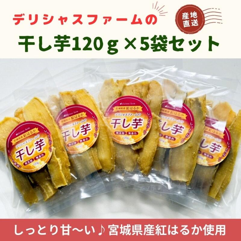 【ふるさと納税】 デリシャスファームの干し芋120g×5袋セット