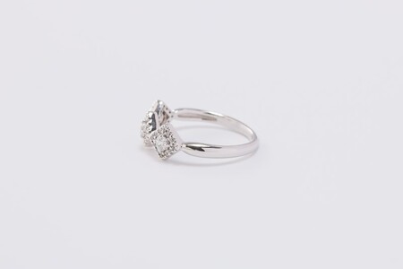【プラチナ】 0.39ct ダイヤモンドリング/No.124