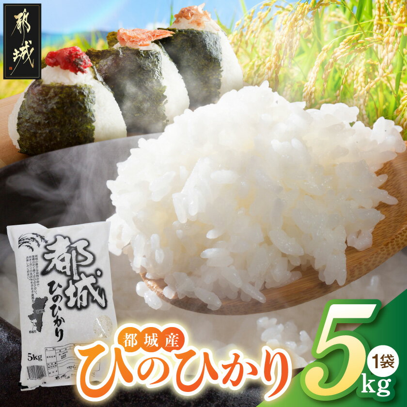 【ふるさと納税】都城産のお米「ひのひかり」5kg - ひのひかり ヒノヒカリ 都城産 5kg 1袋 単一原料米 米 白米 ごはん 送料無料 MJ-22-002-5kg【宮崎県都城市は2年連続ふるさと納税日本一！】