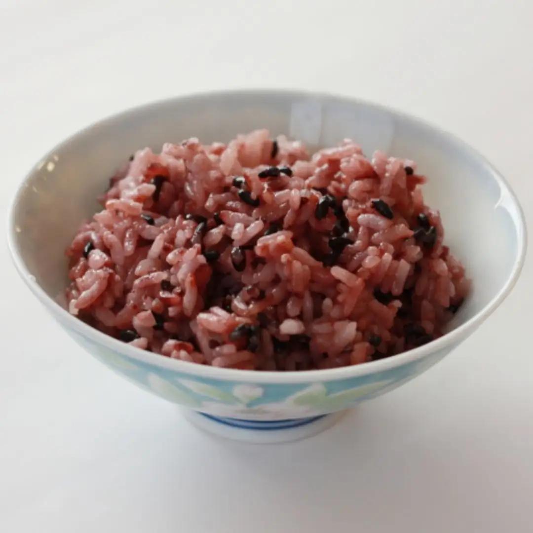 新潟県の古代米 黒米入りミルキークイーン 胚芽米 5kg（2.5kg×2袋）