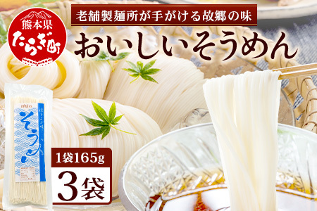 那須の おいしい そうめん 2人前×3袋 （ 計6食・495g ）そうめん 素麺 多良木町そうめん そうめん 素麺 ソーメン 夏 さっぱり  076-0476