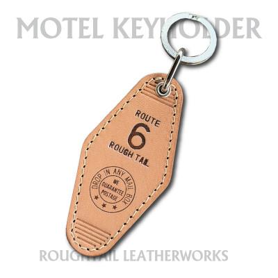 ふるさと納税 ひたちなか市 ラフテール【栃木レザー製牛革使用　モーテルキーホルダー】ナチュラル×シルバー