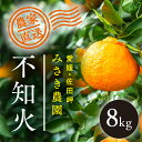 【ふるさと納税】不知火 8kg ｜ 柑橘 みかん ミカン 蜜柑 mikan 産地直送 果物 フルーツ 愛媛県 伊方町 デコポン でこぽんと同品種　※北海道、沖縄・離島への配送不可　※2025年3月上旬頃から順次発送予定