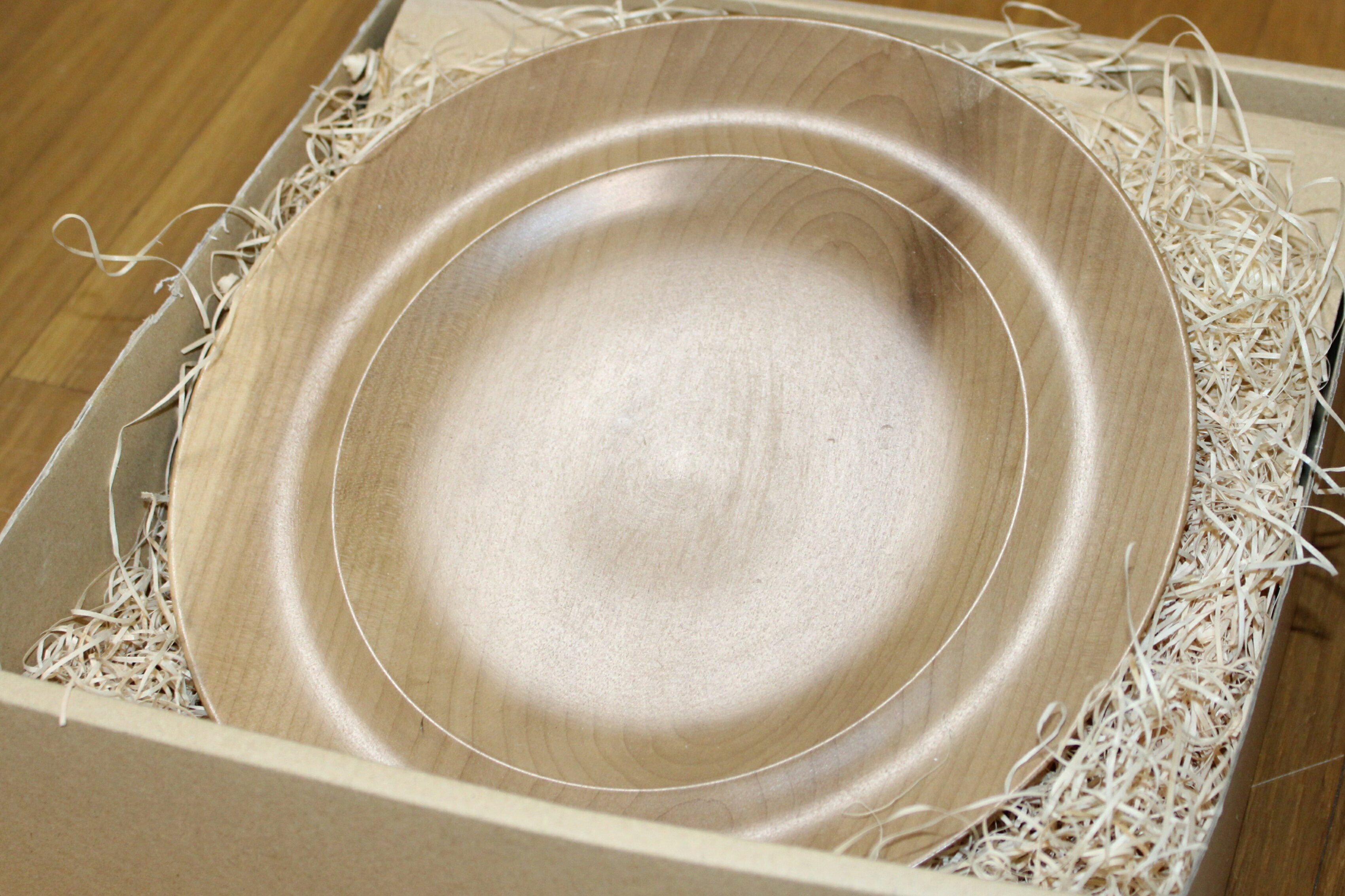 【ふるさと納税】金山町オリジナルプロダクト「SAI」の木製皿　1枚　福島県　金山町　木製皿