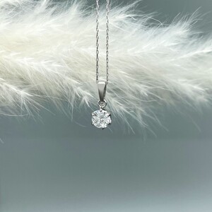 Pt900 天然ダイヤモンド VS-class ネックレス 0.5ct IB-F030625