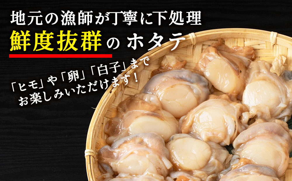 真ふぐ切身パックと帆立のむき身パックセット マルトウ