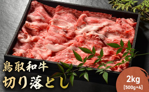 鳥取和牛 切り落とし 2kg（ 500g × 4P ） 切り落とし 牛肉 国産 和牛 黒毛和牛 肉 ブランド牛 国産牛 鳥取県 倉吉市 KR482