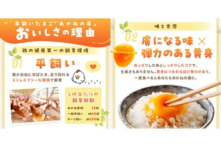 〈平飼い卵〉あかねの虜（40個/月）【12カ月定期便】【J95-004】