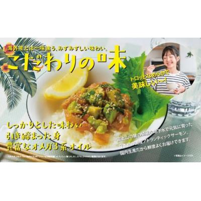 ふるさと納税 小山町 小山町産 アトランティックサーモン 冷凍 ポキ丼 ( 約160g × 4パック )コク旨ごまだれ |  | 01