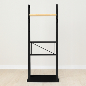 ナチュラルサイクルスタンド 1台用 / ブラック ｜ 2433-2 足立製作所