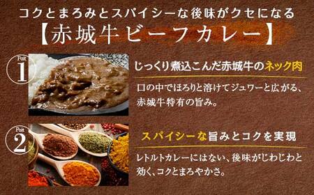 赤城牛 ビーフカレー（中辛）200g×7個 《ご当地レトルトカレーランキング全国第3位受賞》カレー レトルト 牛肉 銘柄牛 赤城牛 長期保存 群馬 渋川市 F4H-0824