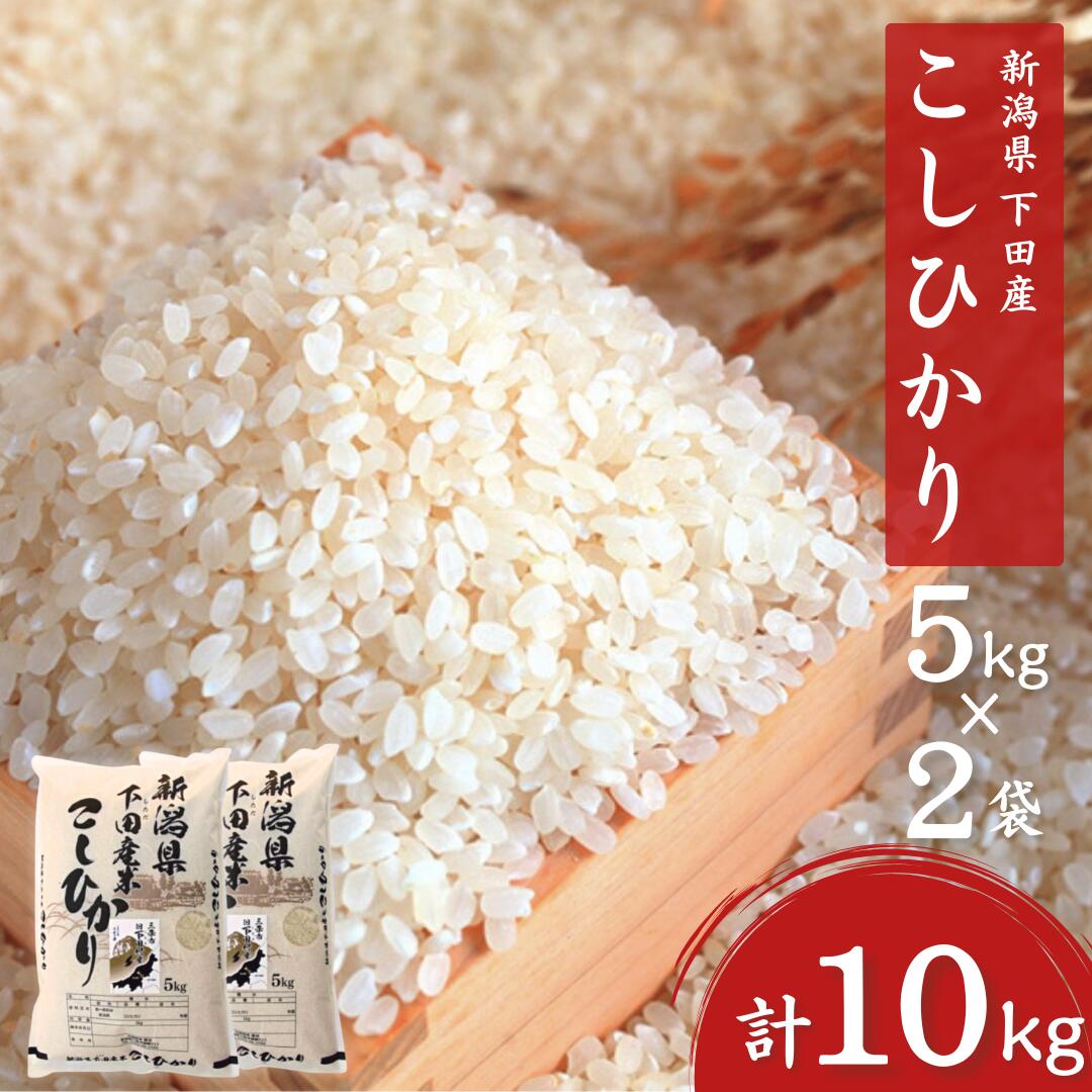 【ふるさと納税】先行予約 コシヒカリ 10kg(5kg×2) 新潟県三条市下田産こしひかり 令和7年産 新潟県産コシヒカリ 精米 白米 三条市下田産コシヒカリ【020S023】