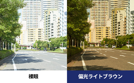 跳ね上げ式/「偏光」前掛けサングラス　側面から入り込む光や風をしっかりガード、ベーシックタイプ　「BV-55」　レンズカラー：(4)偏光ライトブラウン