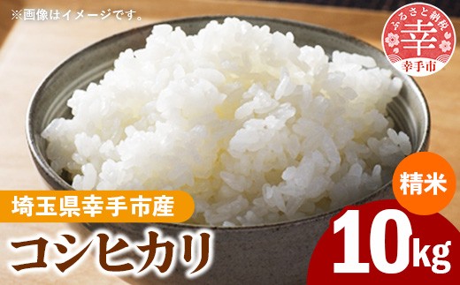令和8年産 幸手市産 コシヒカリ 白米10kg 色彩選別済 White Rice-  お米 米 こしひかり 精米 10kg 埼玉県 幸手市