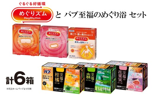花王 めぐりズムとバブ 至福のめぐり浴 詰合せセット SA2704