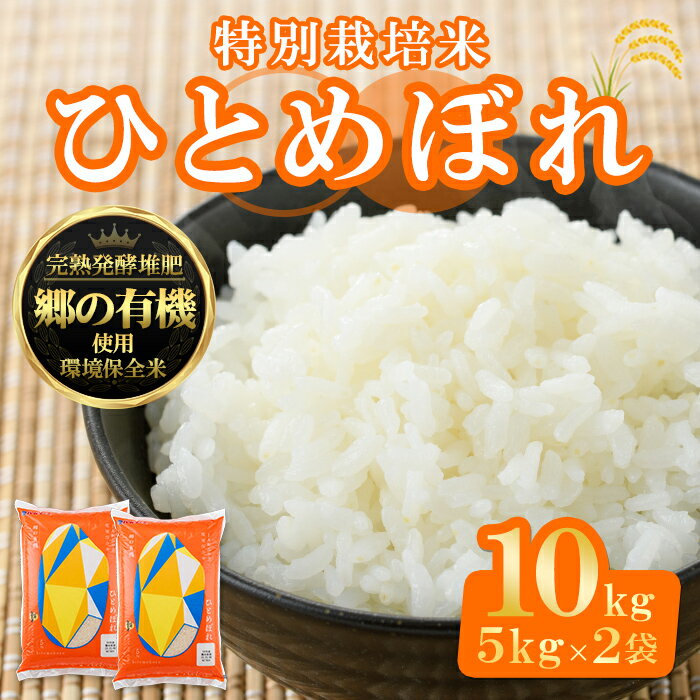 【ふるさと納税】【令和7年産】宮城県産 郷の有機 ひとめぼれ 合計10kg (5kg×2袋) お米 おこめ 米 コメ 白米 ご飯 ごはん おにぎり お弁当 有機質肥料【株式会社パールライス宮城】ta205