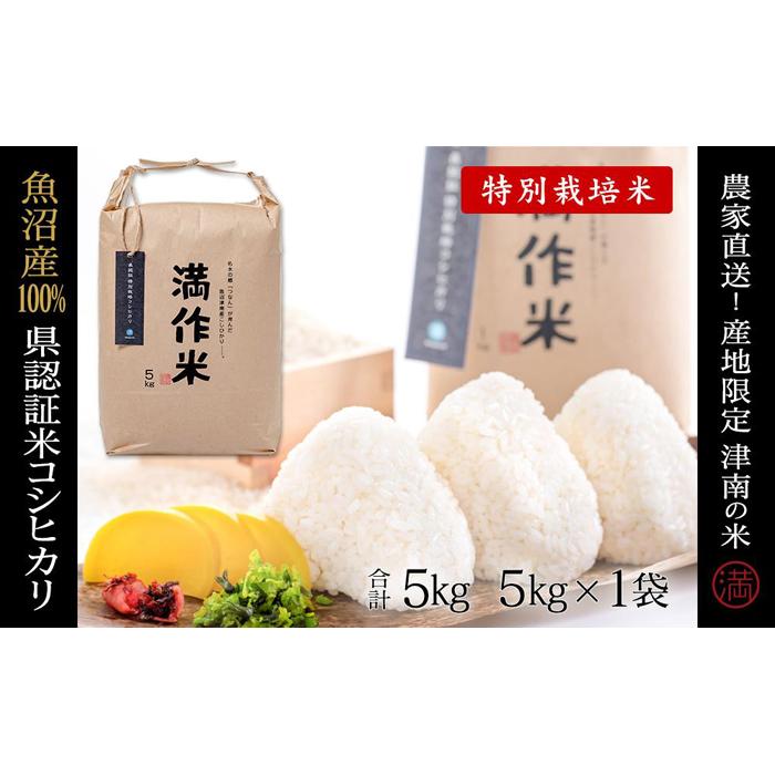 【ふるさと納税】【2025年産新米】県認証米魚沼産コシヒカリ 5kg 産地限定！農家直送