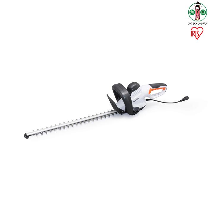 【ふるさと納税】草刈機 剪定 ヘッジトリマー AC電源コード 刈込幅550mm アイリスオーヤマ 家電 電化製品 両刃タイプ ガーデン ガーデニング 時短 軽量 AHT610 ホワイト | 新生活