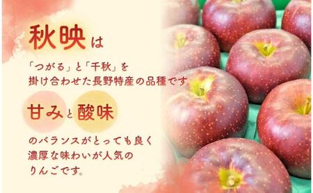JAうえだから仕入れています りんご 秋映　あきばえ 3kg 贈答用 信州 フルーツ 果物
