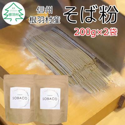 ふるさと納税 根羽村 長野県根羽村産　そば粉　200g×2袋