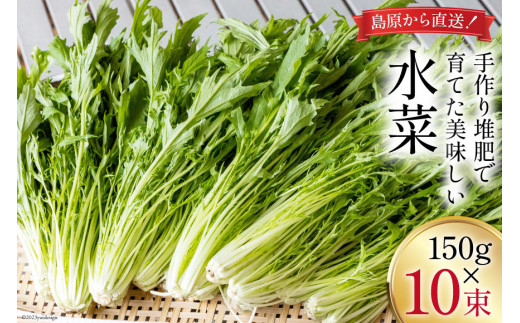 
【BH016】水菜 150g×10束
