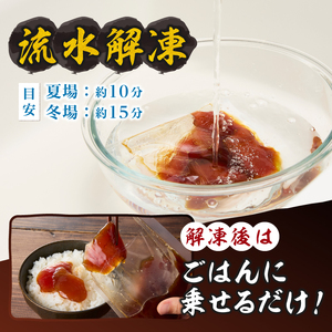 a10-1233　かつお船漁師のまかない漬け丼の具（120g×6P）