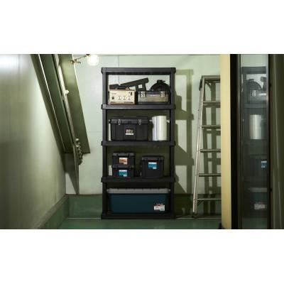 ふるさと納税 大河原町 プラスチックラック5段  ブラック　アイリスオーヤマ[53752850] |  | 03