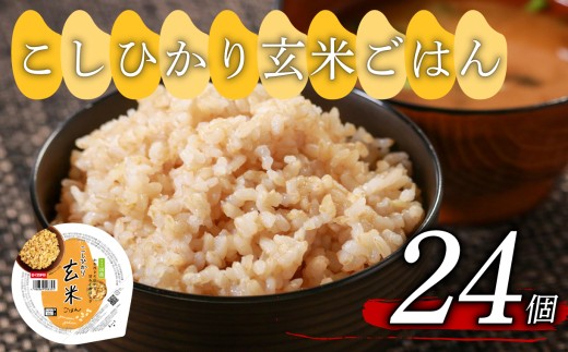 こしひかり 玄米ごはんパック 160g 24個 玄米 米 ごはん ご飯 こめ パックライス パックご飯 パックごはん ご飯パック ごはんパック パック ライス 備蓄 保存 非常 防災 電子 レンジ 温めるだけ レンチン 簡単 ヘルシー レトルト インスタント おいしい 人気 おすすめ 24 24食 おくさま印 人気の玄米ご飯パック 美味しい玄米ご飯パック 大阪 松原