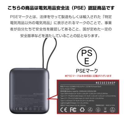 ふるさと納税 名古屋市 【2025年モデル】モバイルバッテリー 12000mAh 46.2Wh <グレー> |  | 03