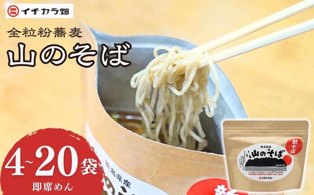 
                  【選べる数量】山のそば 4個 / 6個 / 20個 イチカラ畑 | 新潟 小千谷 即席 カップそば カップ麺 自社栽培そば粉 アウトドア キャンプ 登山 非常食【0021-0008SV00-01】
                