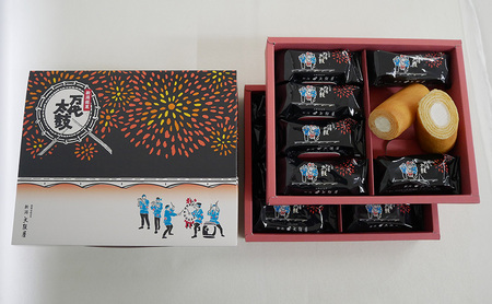 新潟銘菓　万代太鼓 24個入