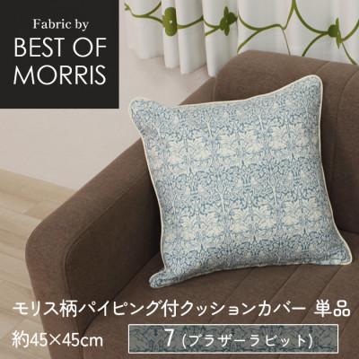 ふるさと納税 茅野市 パイピング付クッションカバー 45cm角 7(ブラザーラビット)Fabric by ベストオブモリス