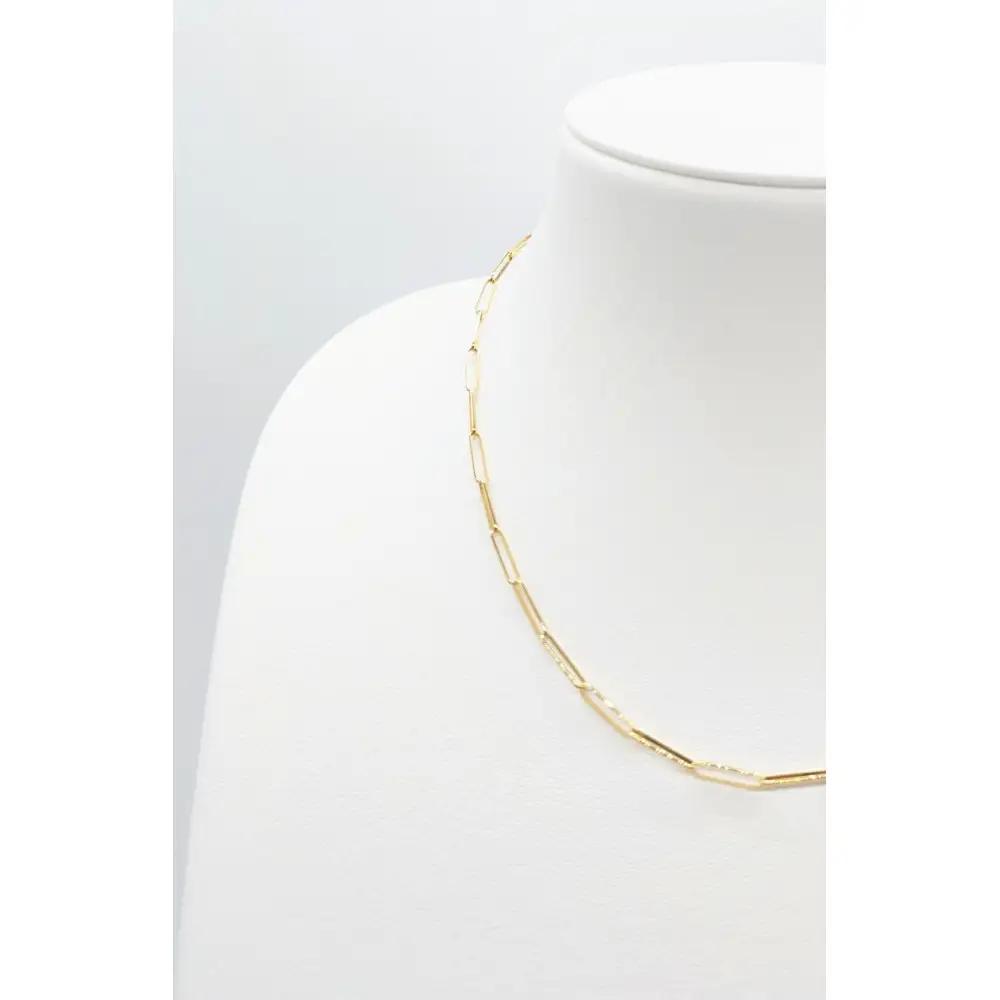 【18金イエローゴールドネックレス アンサンブルチェーン 40cm】｜ネックレス 富山市 山森製鎖 ジュエリー アクセサリー