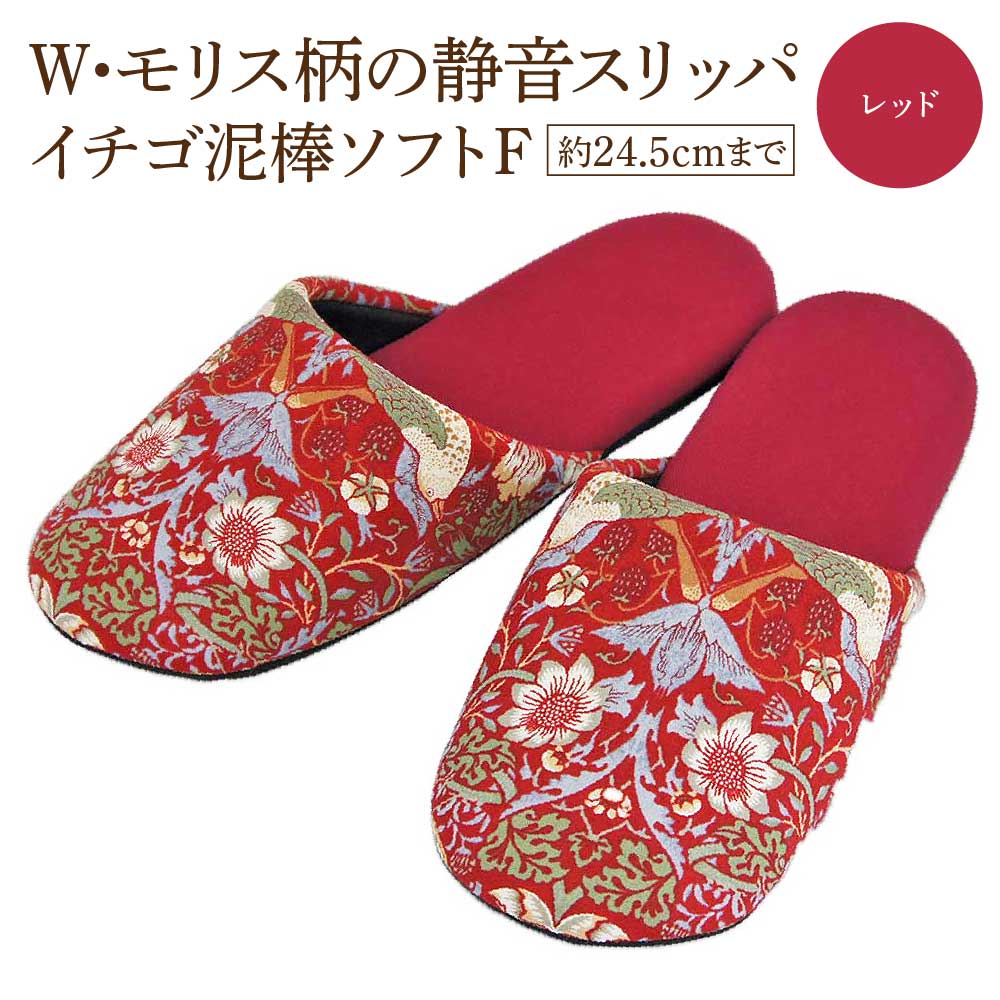 いちご泥棒ソフトF（約24.5cmまで） レッド　【04301-0590-5】