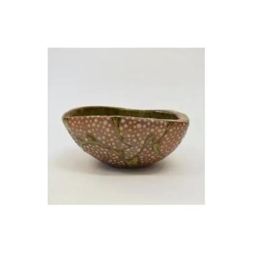 釉彩鉢 和食器 深皿 陶芸品《受注制作》中鉢 変形 三角 深皿 皿 和食器 おすすめ モダン おしゃれ 煮物 サラダボール 陶芸 手作り 陶器 装飾品 陶芸作家