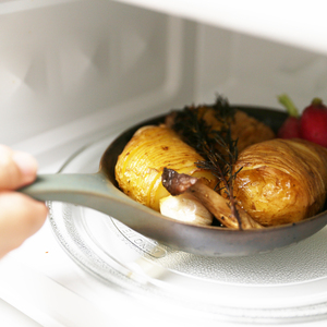 ポトペリー Eldペア スキレット M(ブラック×グリーン)　